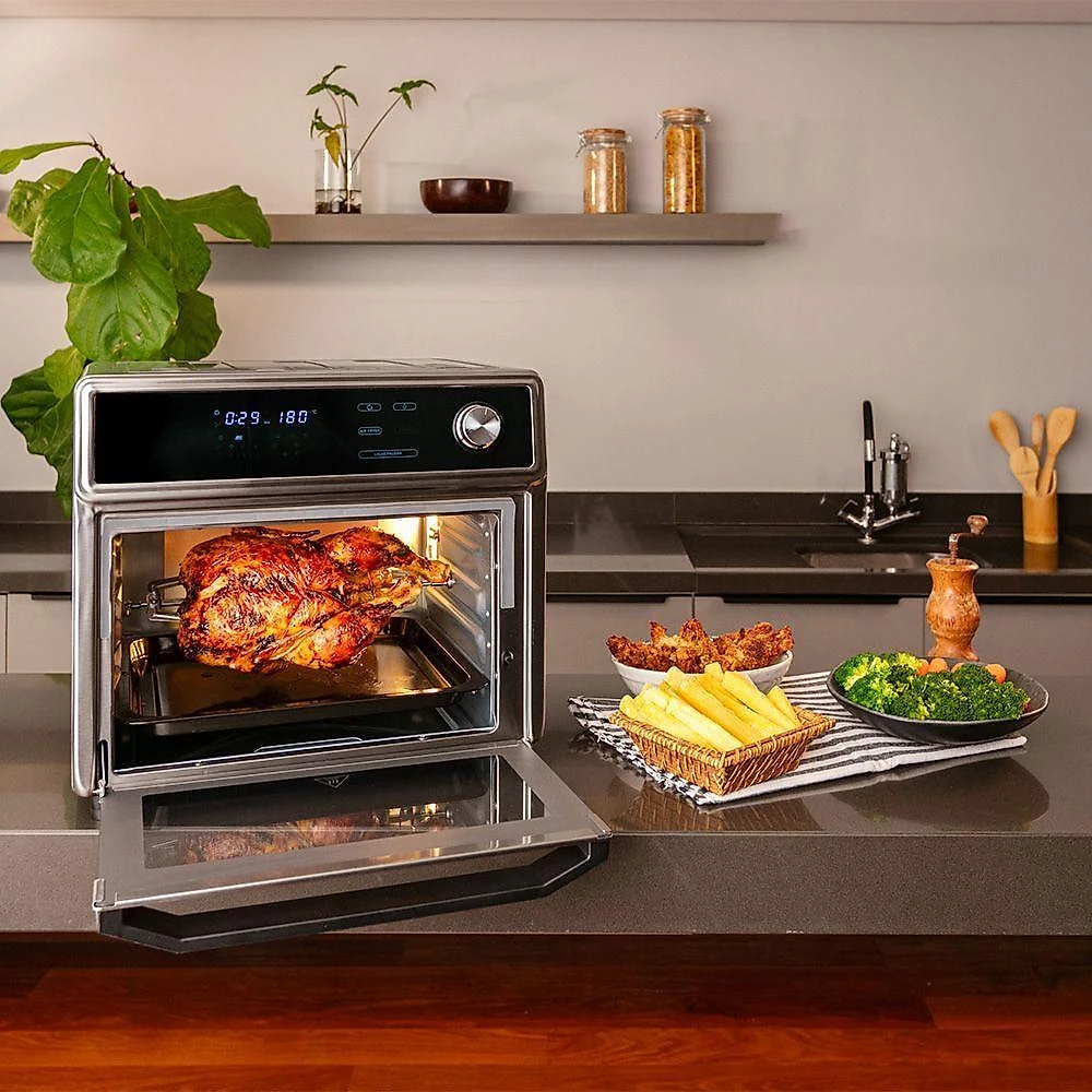 Fritadeira air fryer forno 25l gallant digital gfe25 rotisserie 220v