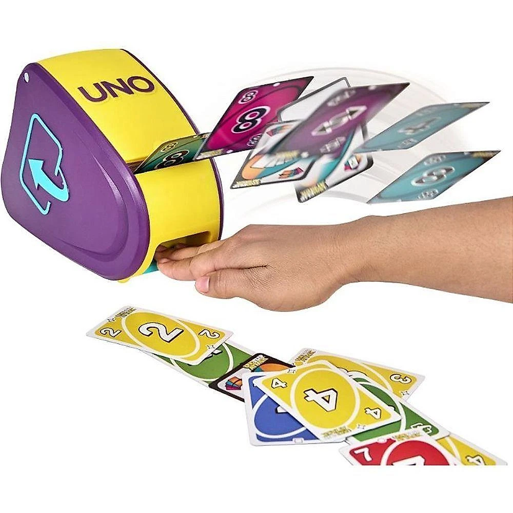Jogo UNO Flip Attack com Máquina Dispara Cartas Mattel