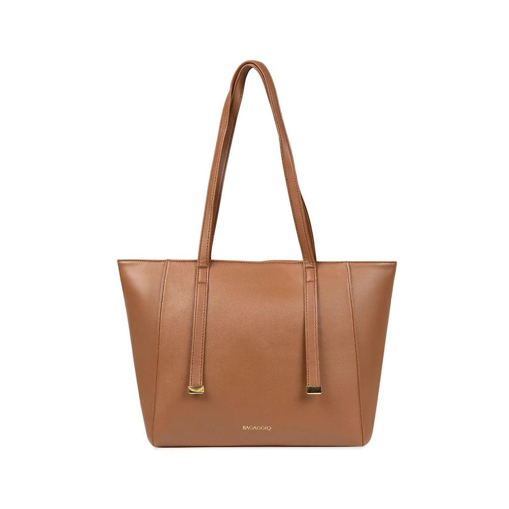 Bolsa de Ombro Feminina Média Alça Alongada Tote Caramelo