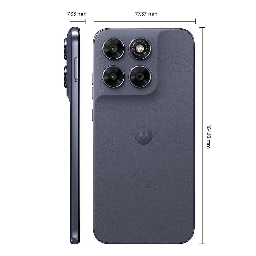 Smartphone Motorola Moto G67 5G 256GB 12GB (4GB RAM + 8GB RAM Boost) Câmera 50MP Sony Lytia 600 Tela 1.5K Chumbo