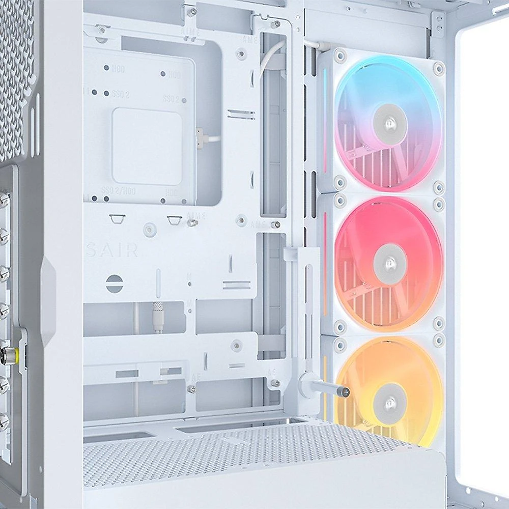 Gabinete Gamer Corsair 4500X LX-R RGB, Mid Tower, Branco - CC-9011317-WW