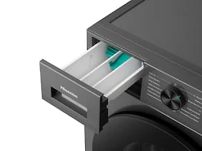 Lava e Seca Hisense WD1i11 11kg Lava e 7kg Seca Inverter 1400 RPM Titanium 110V