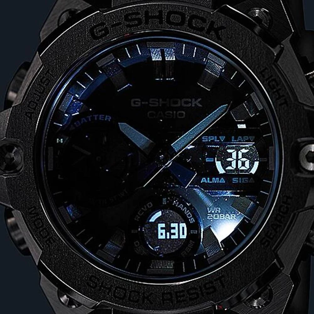 Relógio CASIO G-SHOCK G-Steel GST-B400D-1ADR Bluetooth e Tough Solar