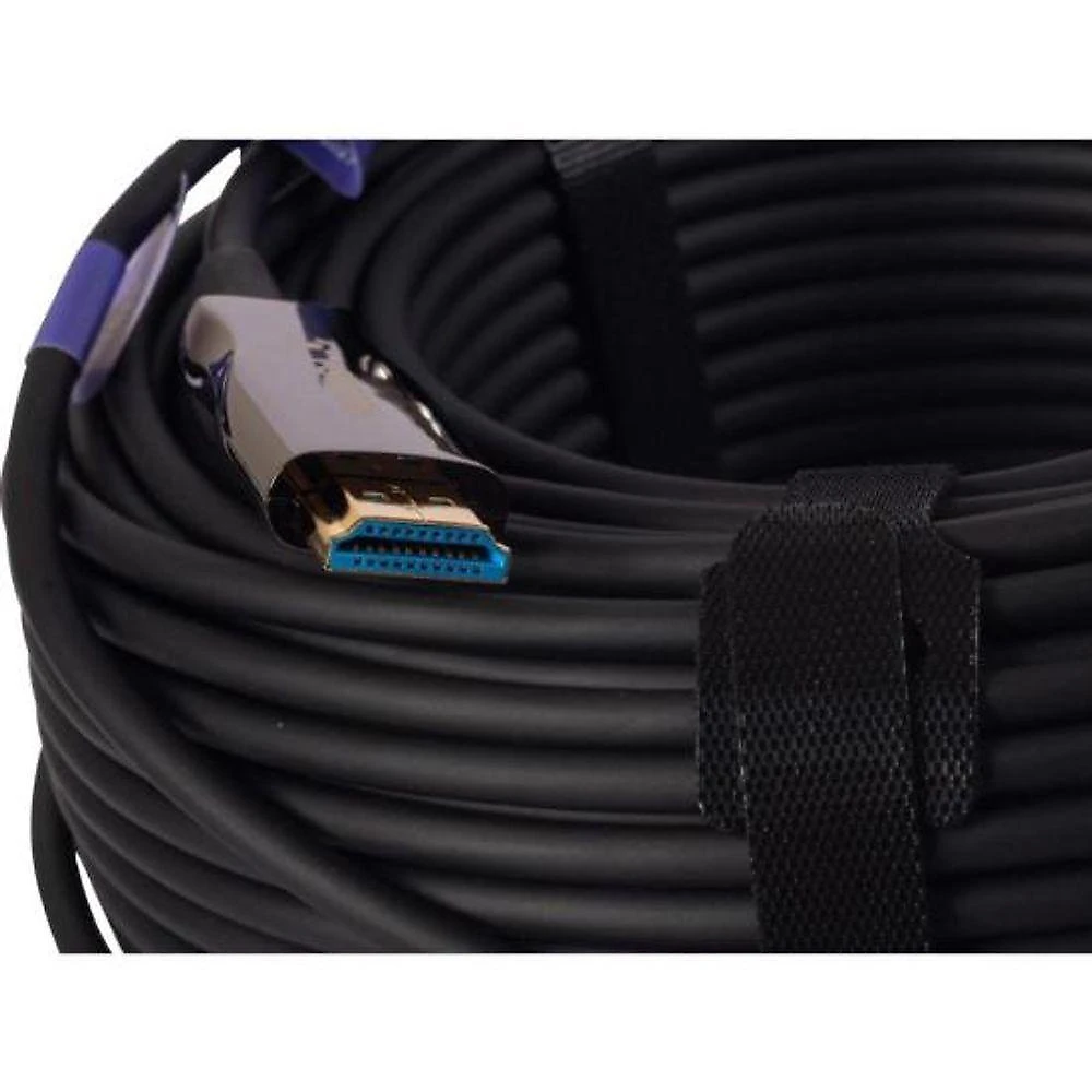 Cabo HDMI FK783C 4K 30M Fibra Óptica Largura de Banda 18.2GBPS Preto Fortrek