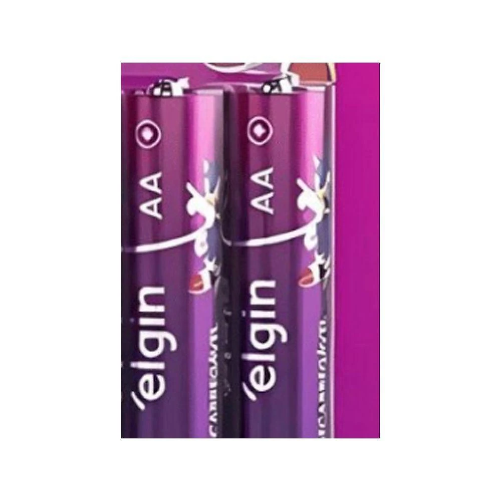 Pilha Recarregável AA 2500mAh Alta Duracao 4 Unidades Elgin
