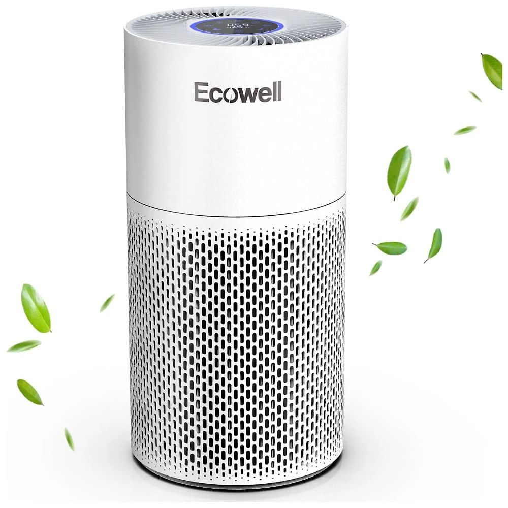 Purificador de Ar para Ambientes até 152m² com Filtro HEPA e Entrada de Ar de 360° que Remove 99% de Mofo, Pelos de Animais, Poeira, Odores e Fumaça,