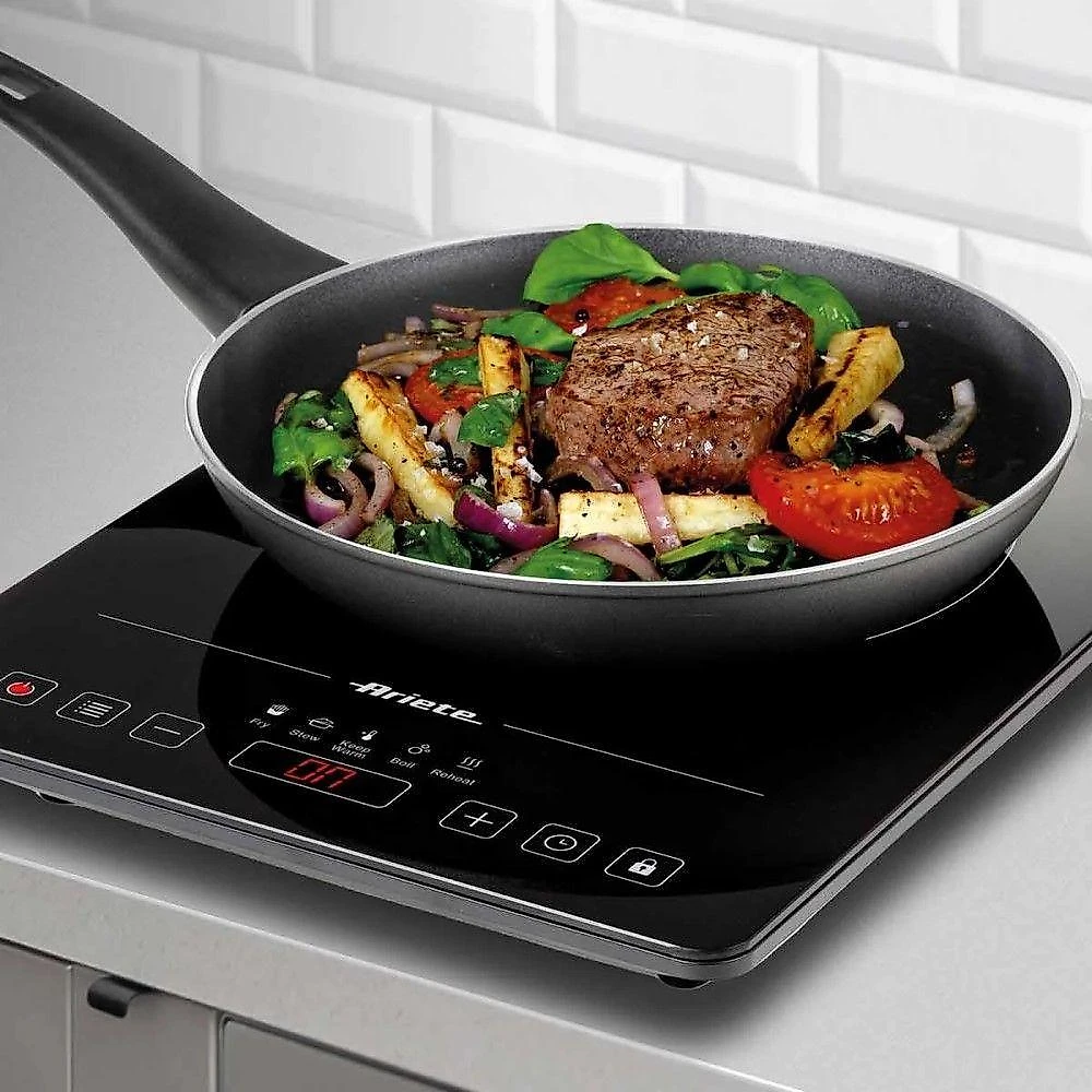 Cooktop Indução Portátil 1 Boca Touch 1200W Preto Ariete 220V