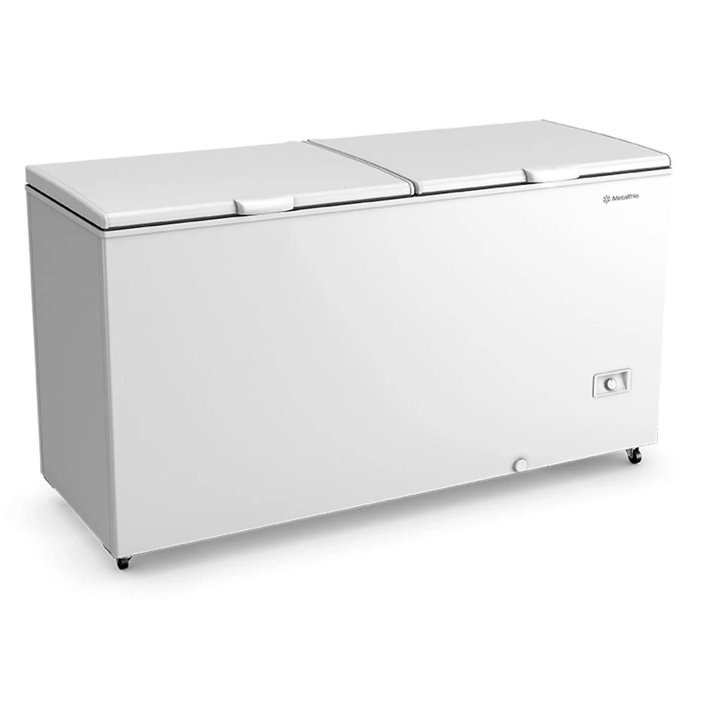 Freezer Horizontal Inverter Metalfrio 543 Litros Dupla Ação Tech Tampa Cega -22°C a 8°C DA550IF Bivolt