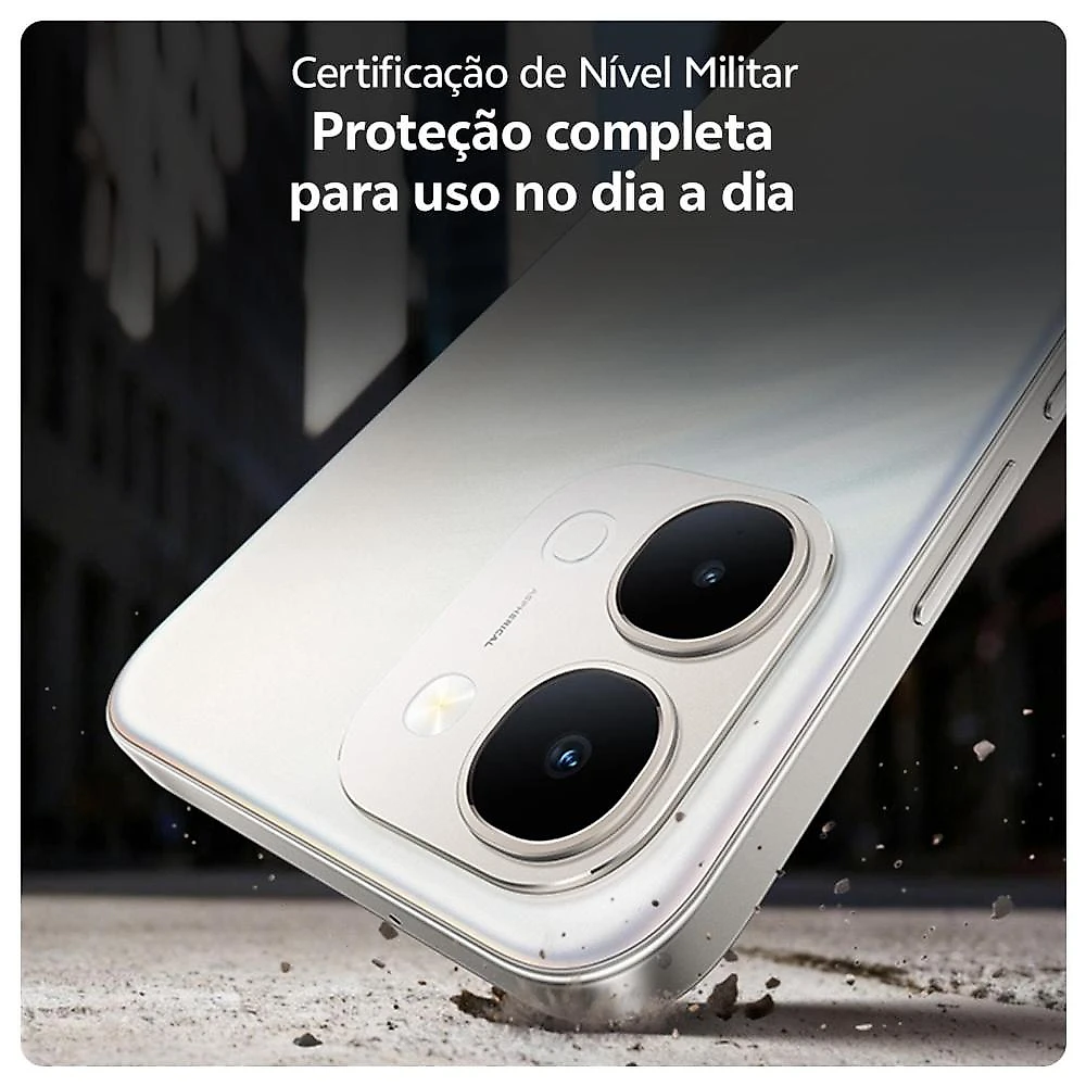 Smartphone jovi y31 4g tela 6,75” 256gb 8gb ram câmera 50mp preto