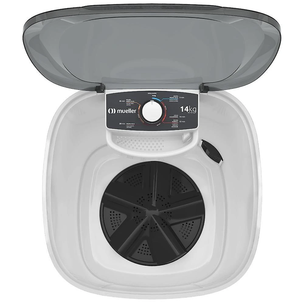 Tanquinho De Lavar Roupa Mueller 14 Kg Semiautomático MLT14B Branco 220V