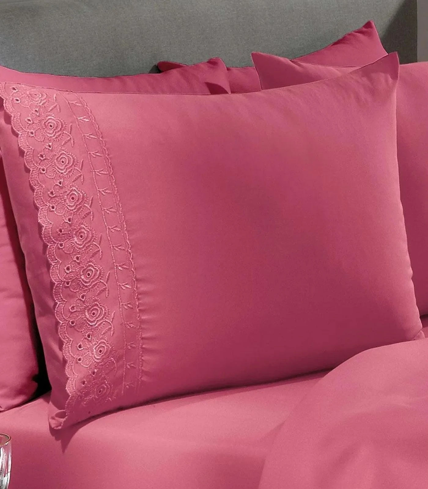 Miniatura Jogo De Cama King 4 Peças Lar E Lazer Rosa UN