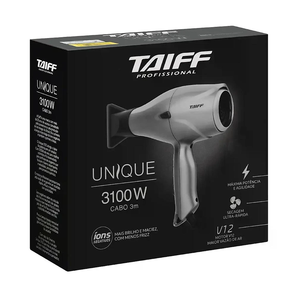 Secador de cabelo unique 3100w