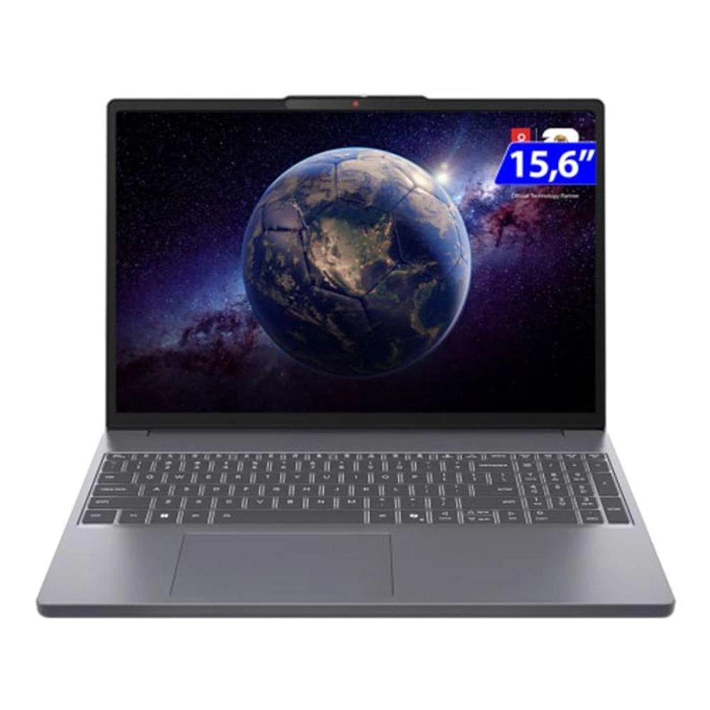 Notebook Lenovo Idea 83NU0000BR Intel Core 3 100U 8GB SSD 256GB 15" Cinza