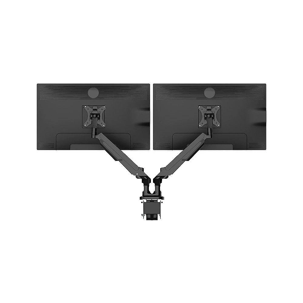 Suporte de Mesa Articulado para 2 Monitores de 17" a 32" FlexiSpot MA8D2, Ajustes com Pistão a Gás, VESA, Preto - MA8D2B