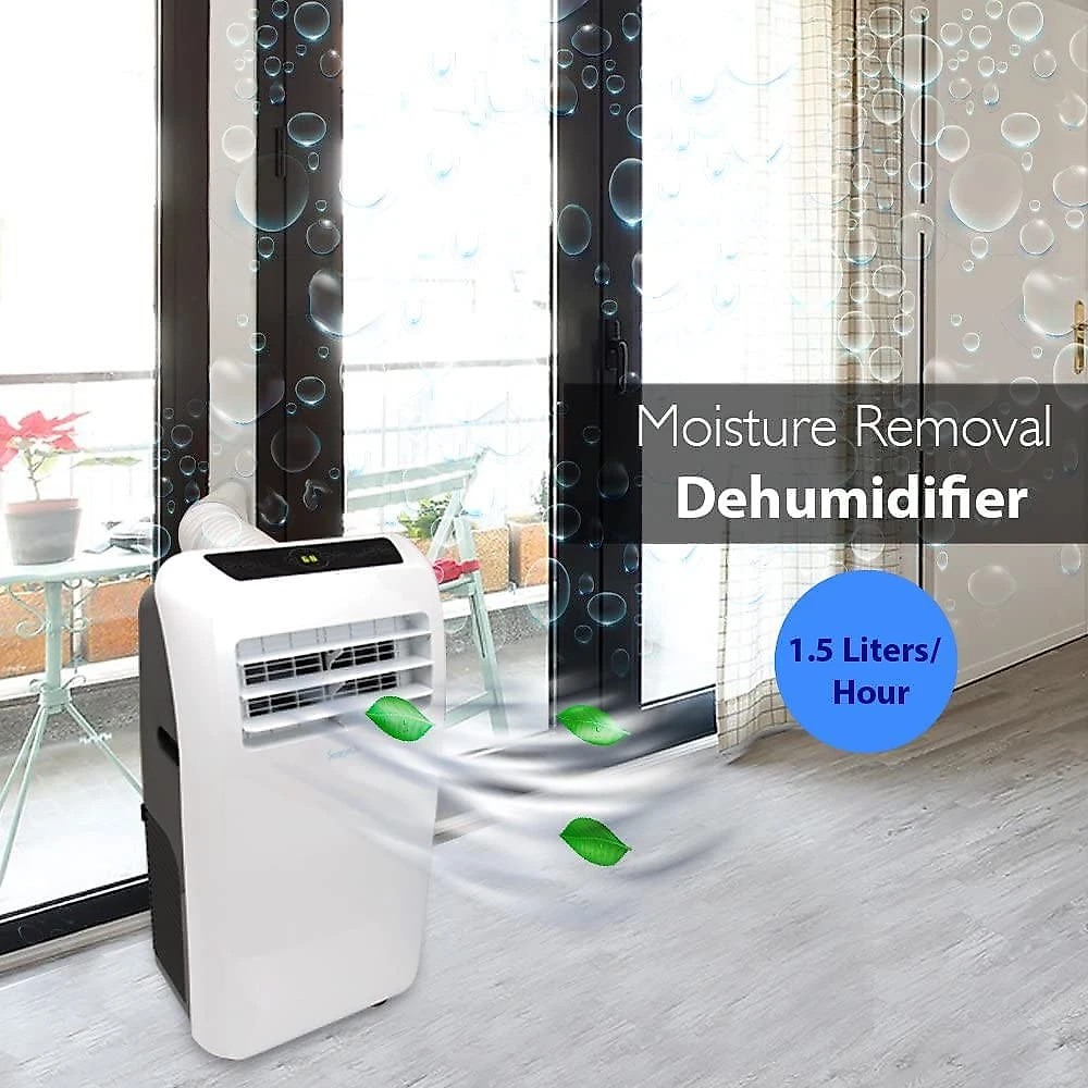 SereneLife SLPAC125 Climatizador Portátil com Controle Remoto 110V Branco