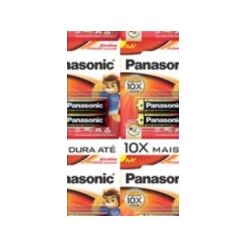 Pilha Alcalina AA LR6-2BT480 para Dispositivos de Maior Potência Panasonic