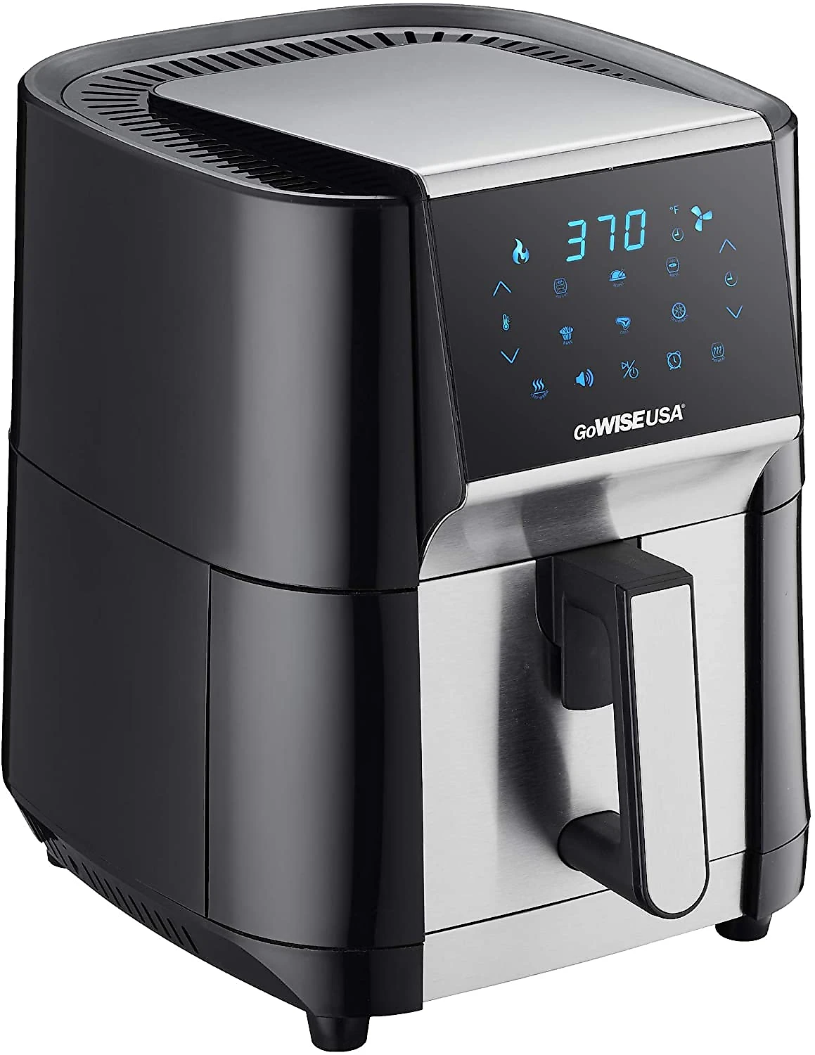 GoWISE Fritadeira Elétrica Air Fryer Capacidade 7L com Painel Digital 1700W110V Preta