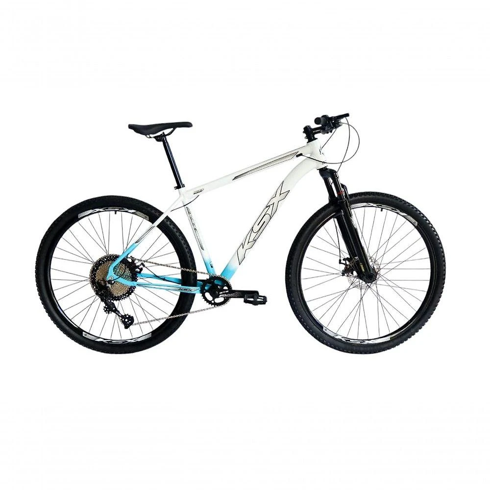Bicicleta Aro 29 Ksx Sd7 12v Garfo Com Trava K7 11/50 Freios Hidráulicos Kit 1x12 - Azul Pantone/branco Tam. 19