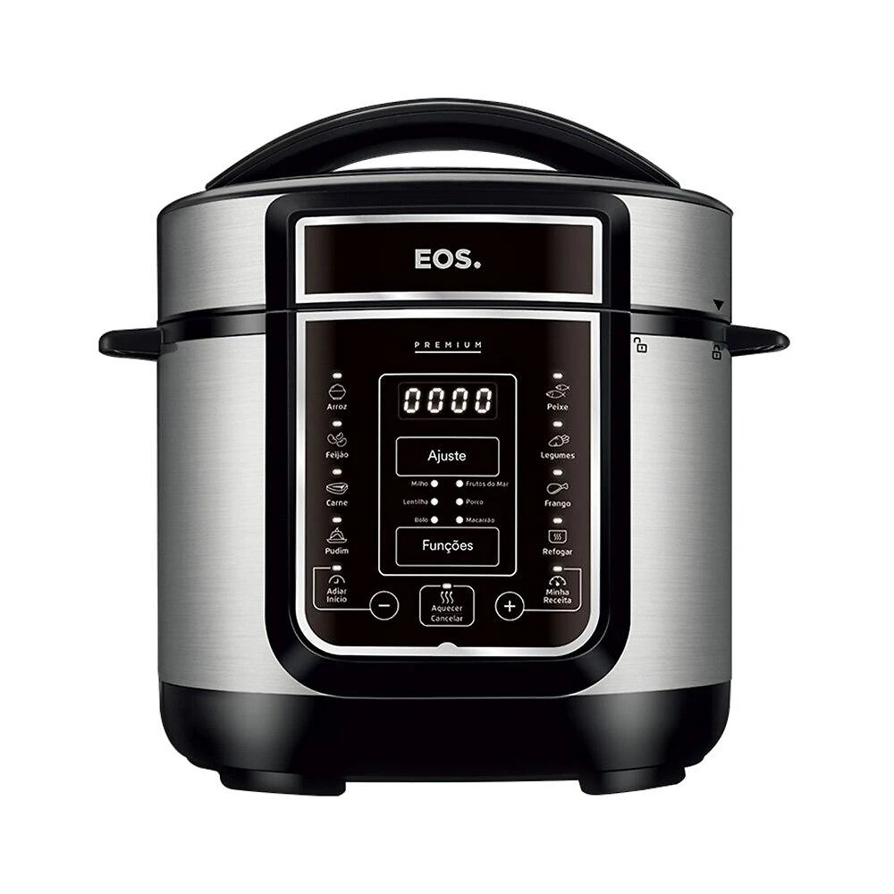 Panela de Pressão Elétrica 3 Litros EOS Multicooker Digital Inox EPP30DI 110V