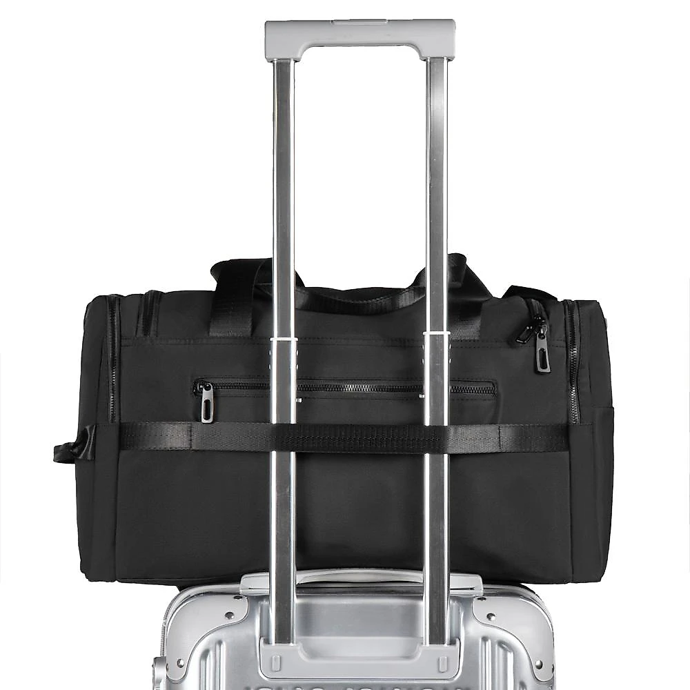 Bolsa de Viagem Grande Nylon Travel Light Preto Preto