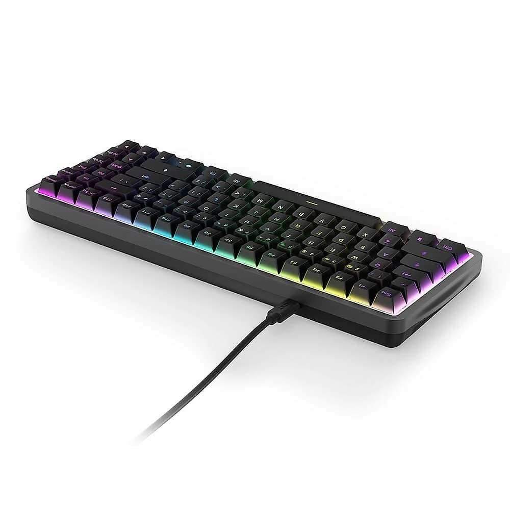 Teclado Magnético Gamer Sem Fio NZXT Function Elite MiniTKL, RGB, USB-C Removível, Preto - KB-101NB-US