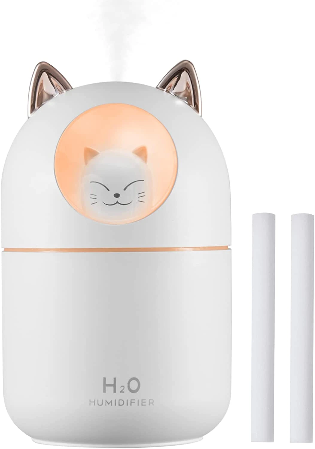 NORHOM Umidificador Ultrassônico Portátil 300mL 110V Branco