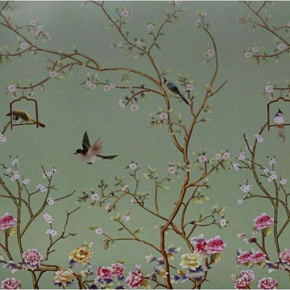 Mural De Parede Classic Designs Folhagem Verde M170301