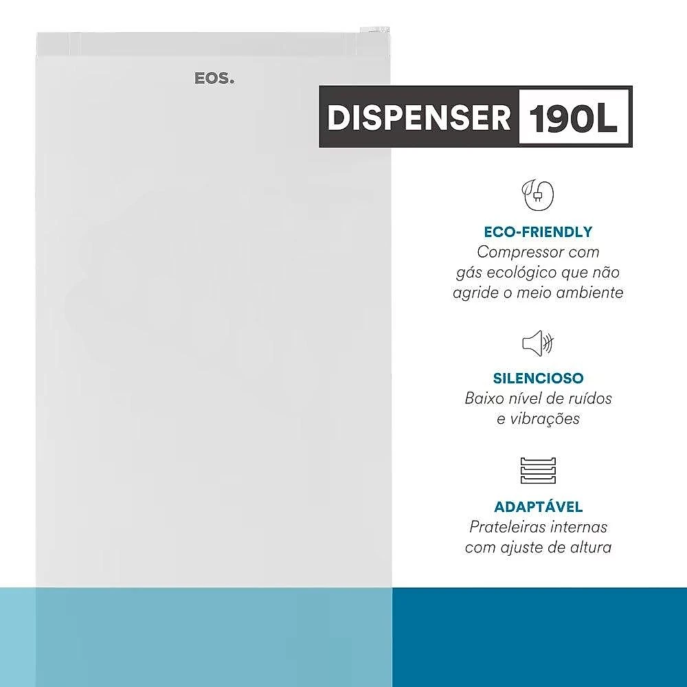Geladeira EOS 192 Litros Branco ERV201B 110V
