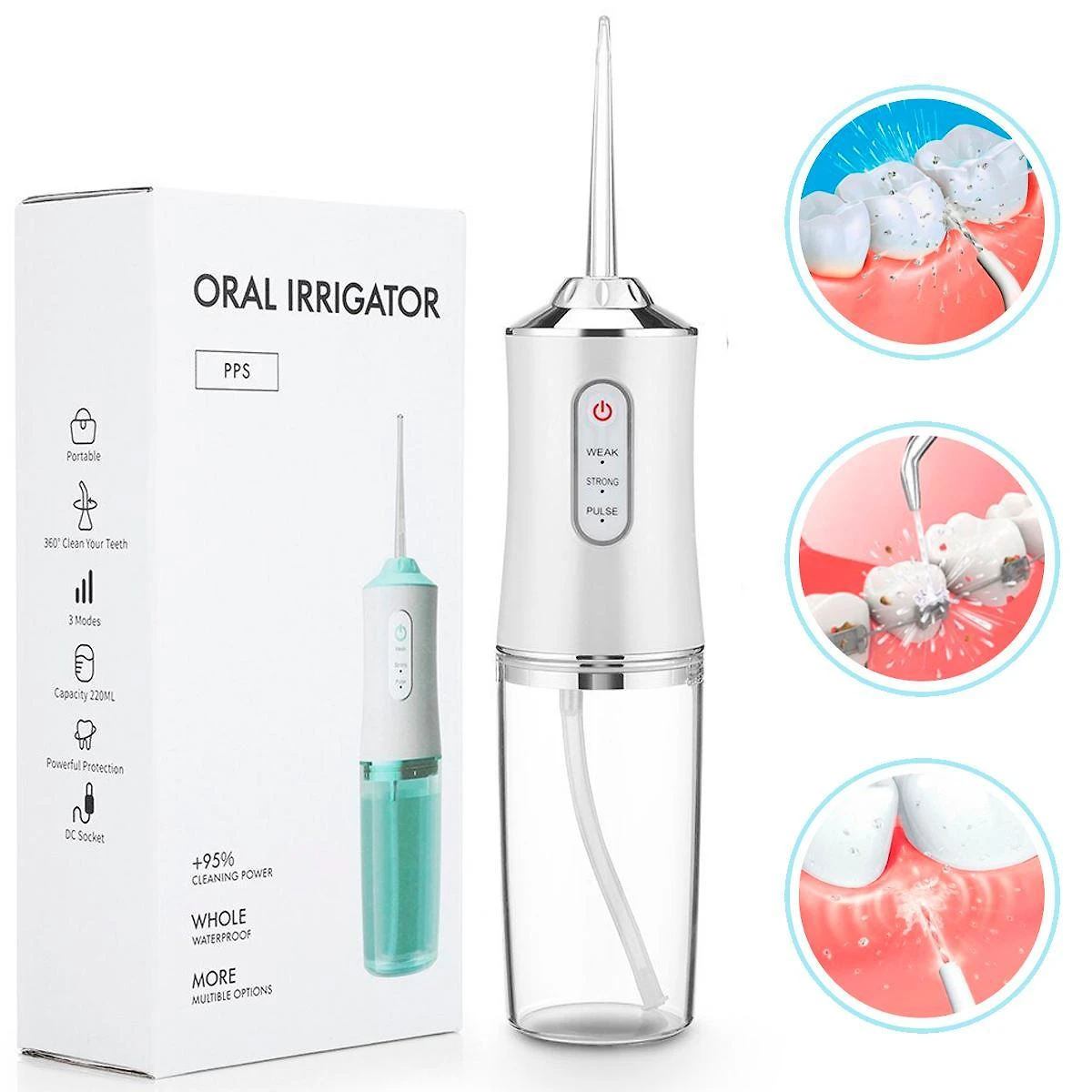 Irrigador Oral Mornwell 2 Bicos Limpeza Profunda