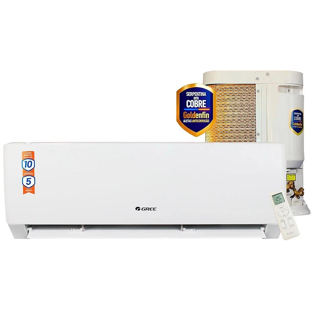 Ar Condicionado 12.000 Btus Gree Auto Inverter Connection, G-TOP, Quente e Frio