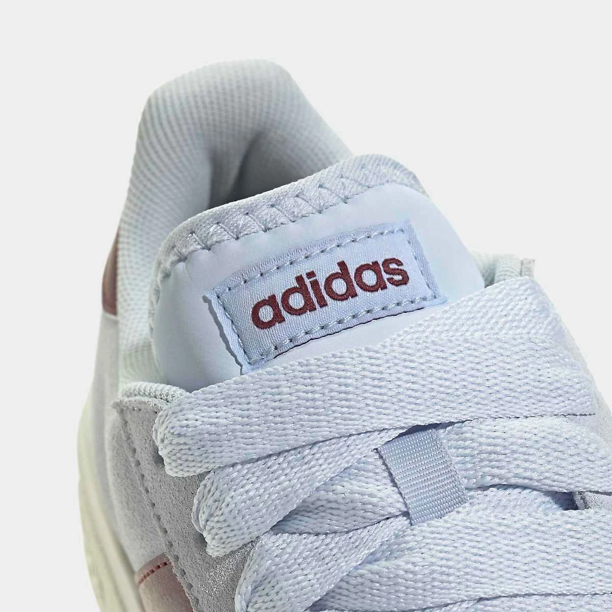 Tênis Adidas Grand Court Base Suede Feminino Cinza+Branco - 34