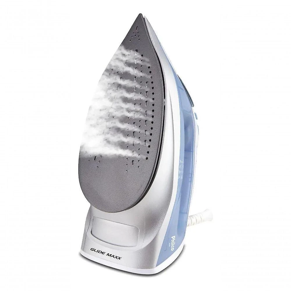 Ferro a Vapor Philco PFV40 Base Antiaderente Branco com Jato Extra e Vapor Vertical 220V