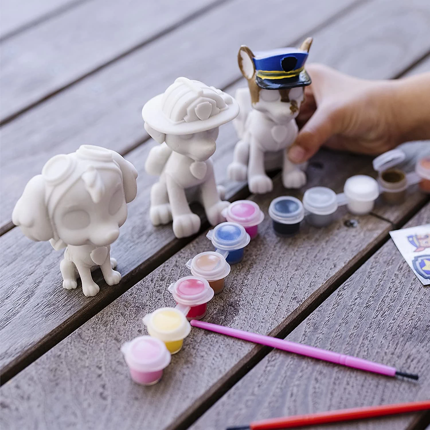 Melissa e Doug Kit Artesanato Patrulha Canina Pinte e Decore os Personagens