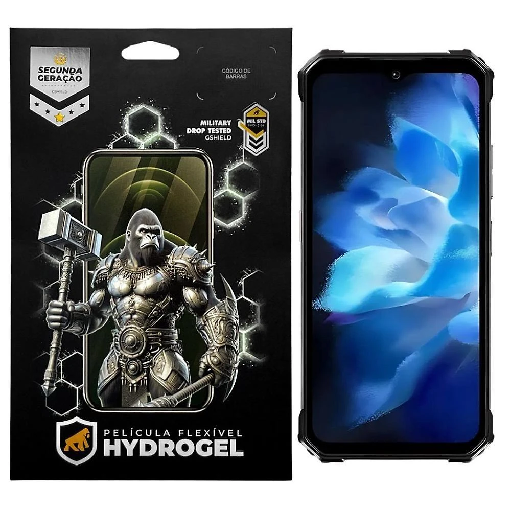 Película Gshield Hydrogel Hd para Oukitel WP26 Proteção Contra Riscos Hidro Nano Pet + TPU Soft Gel
