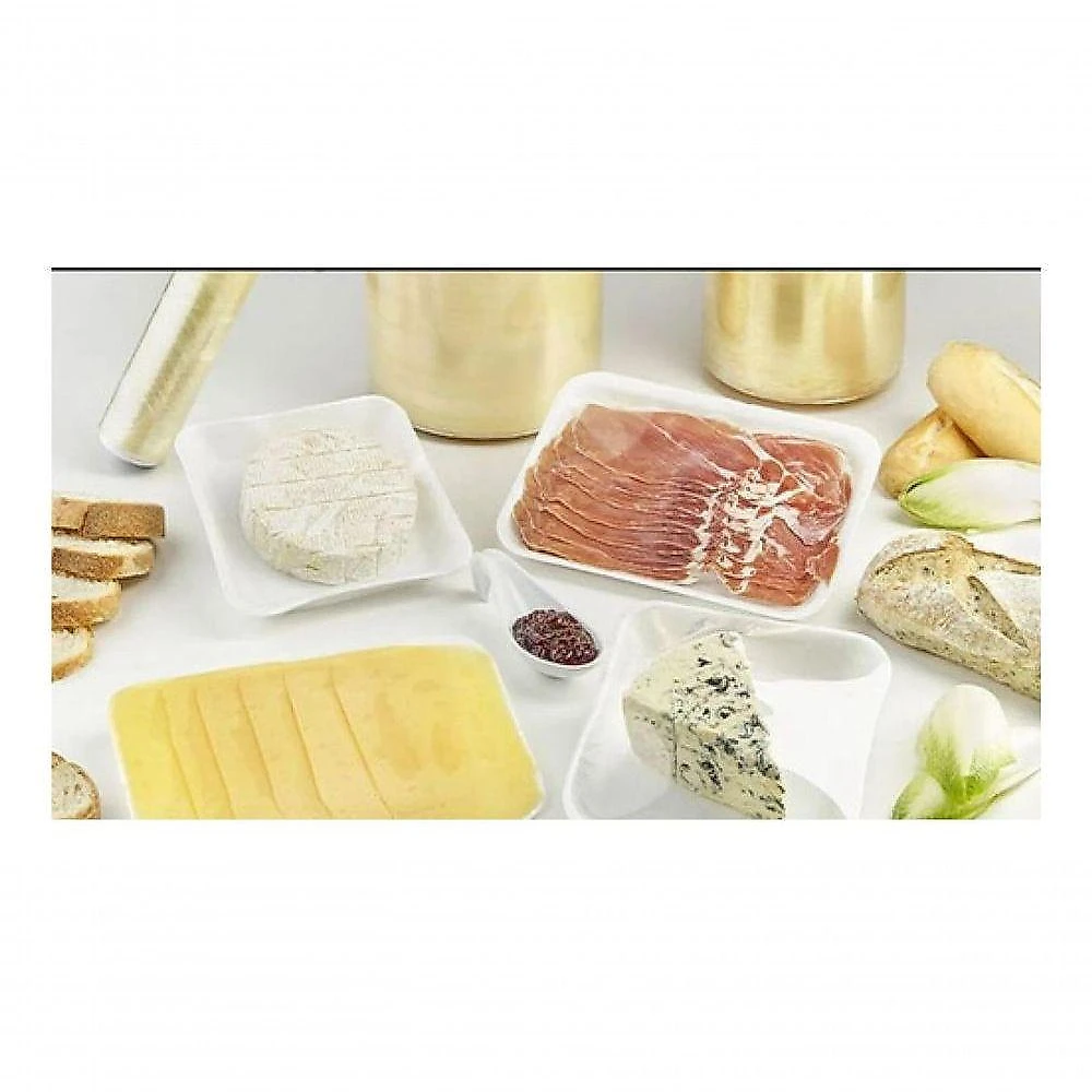 Kit 5 Bobinas Filme de Pvc 28x100 Esticável para Armazenar Alimentos Guarufilme