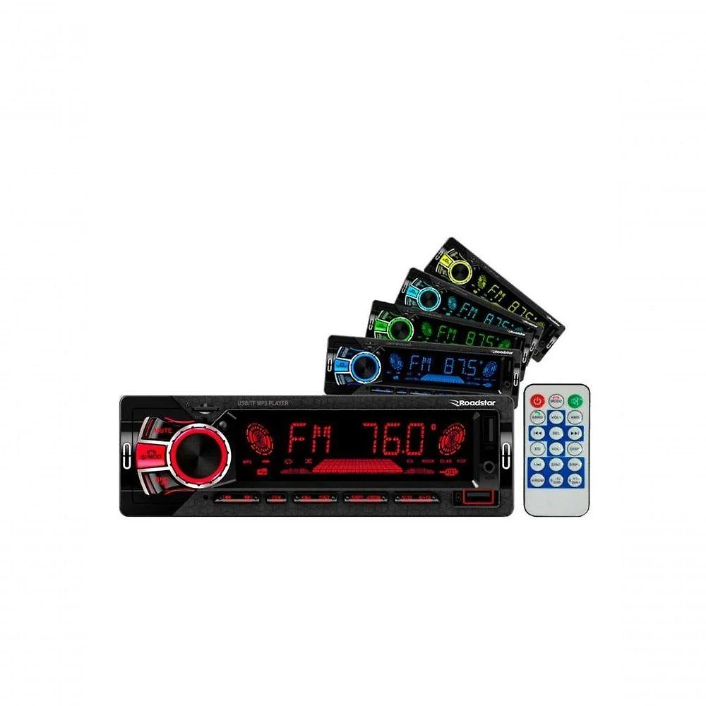 Miniatura Auto Rádio Automotivo RS-2751BR Plus para Carro com MP3 Bluetooth FM USB Roadstar Brasil