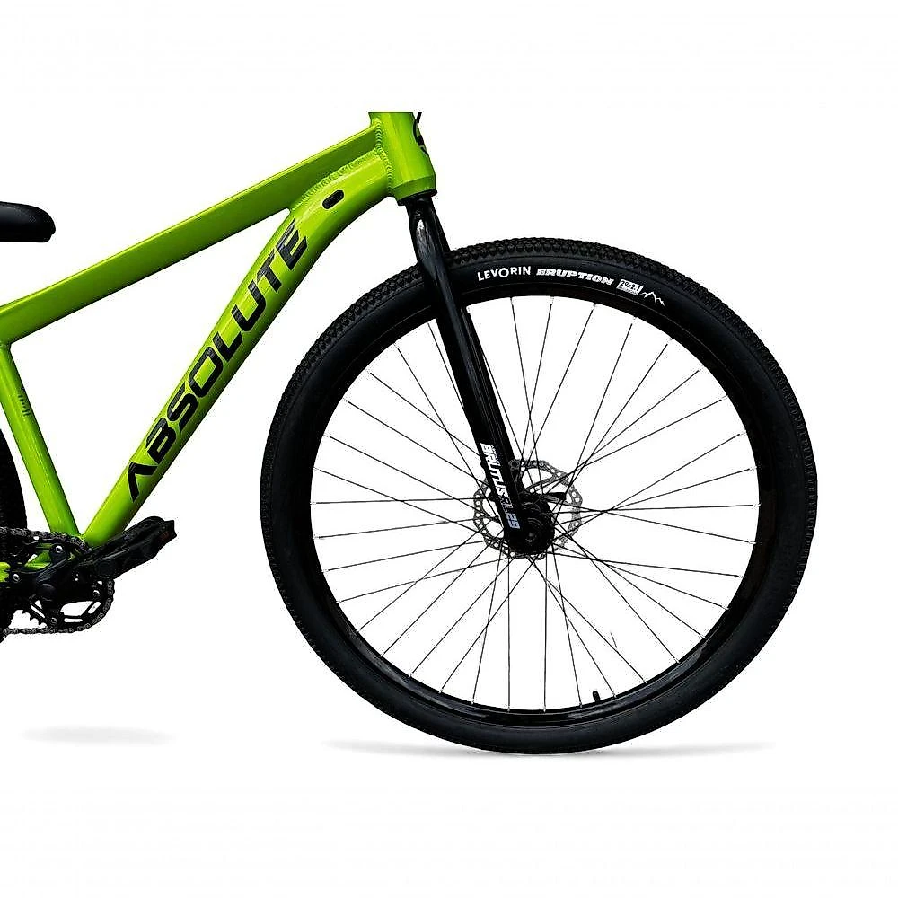 Bicicleta Aro 29 Absolute Nero 5 Freeride K7 Single Freio Hidraulico Shimano Mt200 Garfo Rigido Verde