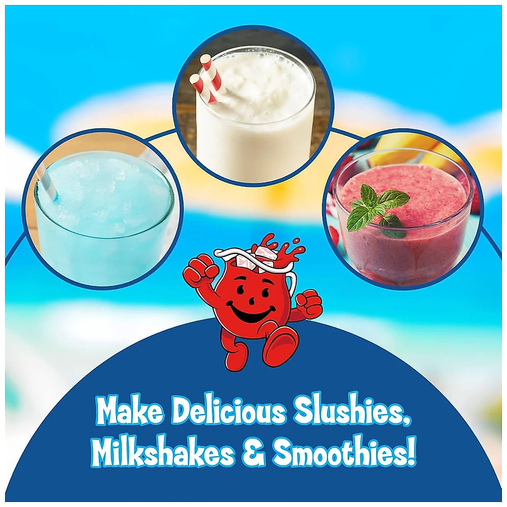 Mixer Pessoal Nostalgia KoolAid para Smoothies, Frozen, Vitaminas e Sucos Naturais, com 2 Copos de 450 ml e Tampa de Vedação
