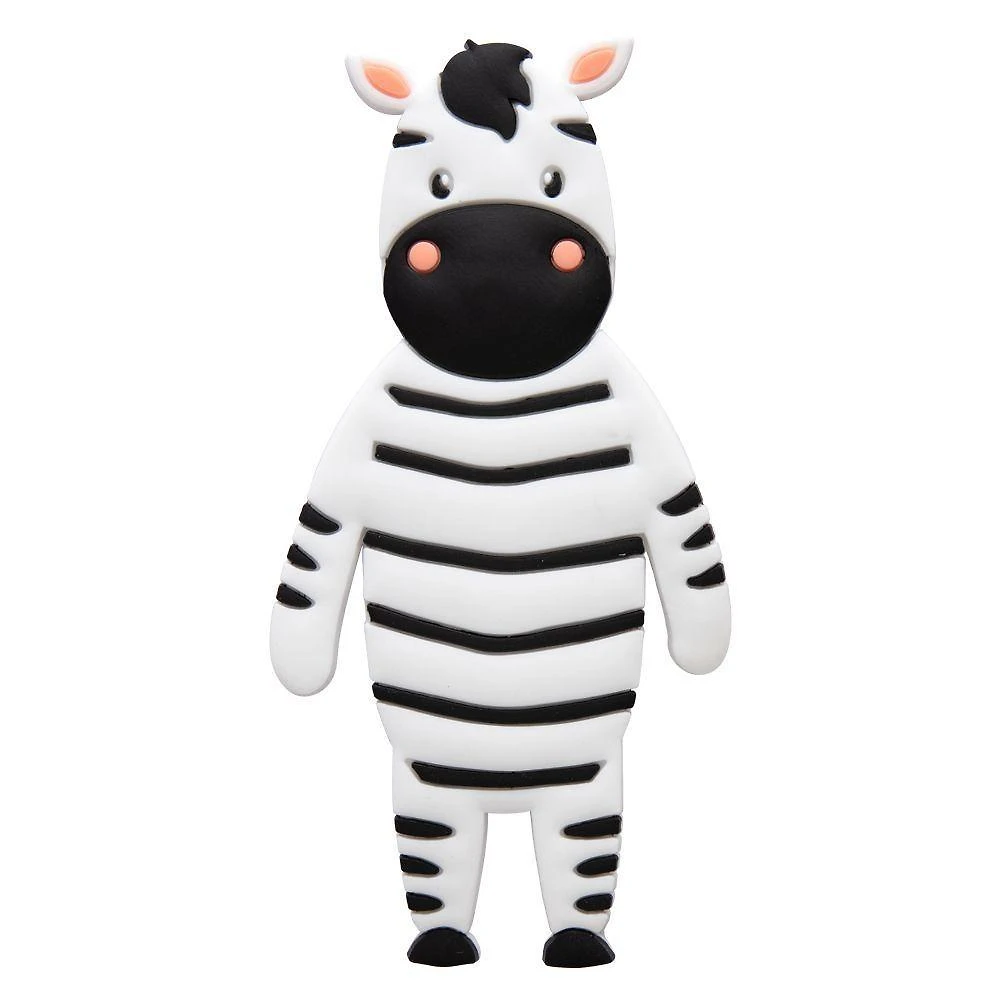 Gancho Adesivo Flexível Modelável Multiuso Bichos Animais Zebra
