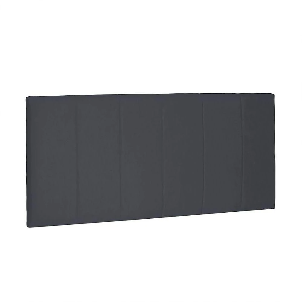Cabeceira Painel Arizona Solteiro 90cm Suede Cinza