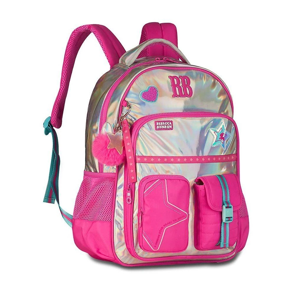 Mochila Infantil Rebecca Bonbon Rosa