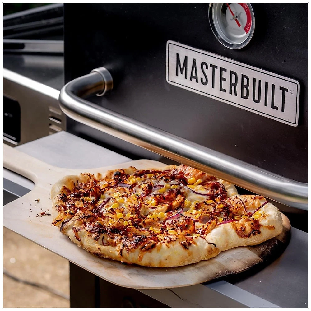 Forno de Pizza Masterbuilt Gravity Series MB20181722 Multicombustível 35,5 cm Pedra Cerâmica 360° Externo Preto