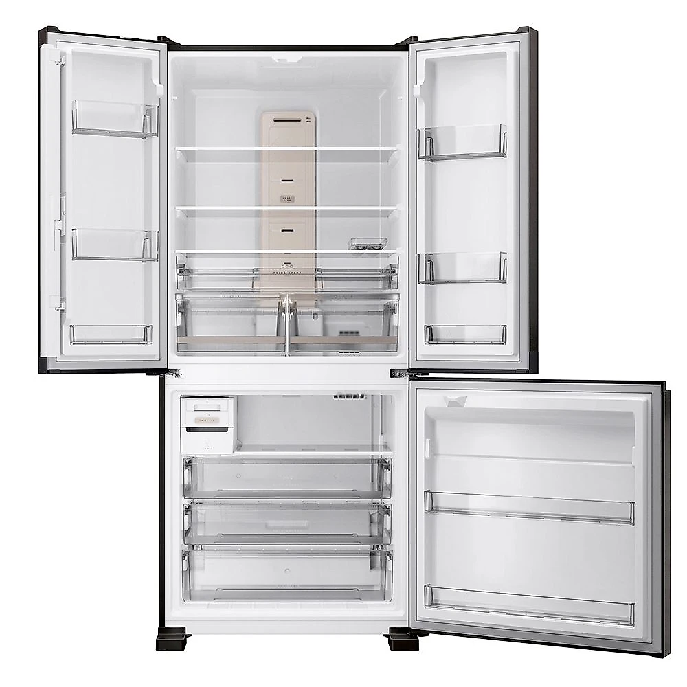 Refrigerador French Door Brastemp de 03 Portas Frost Free com 630 Litros Black Inox - BRO88AE Bivolt
