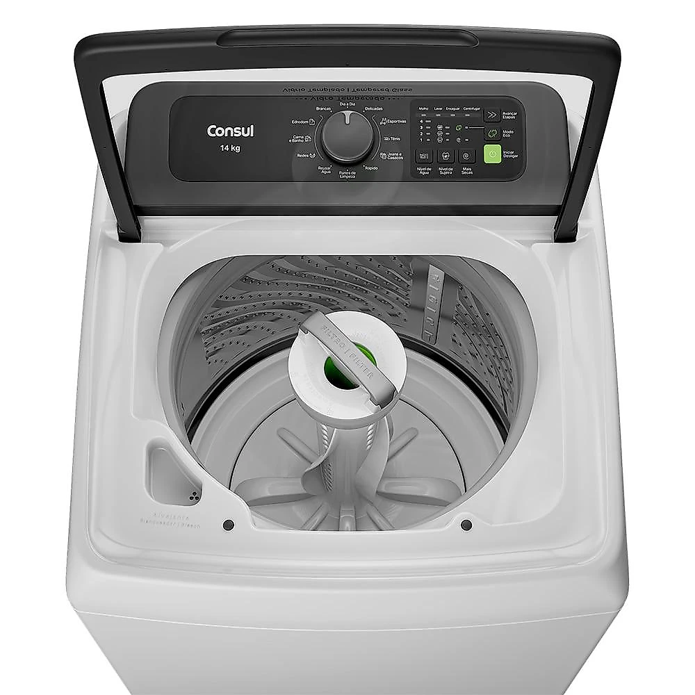 Máquina de Lavar Roupas com Modo Eco Consul 14 Kg CWN14AB, Branca - 110V 110 Volts