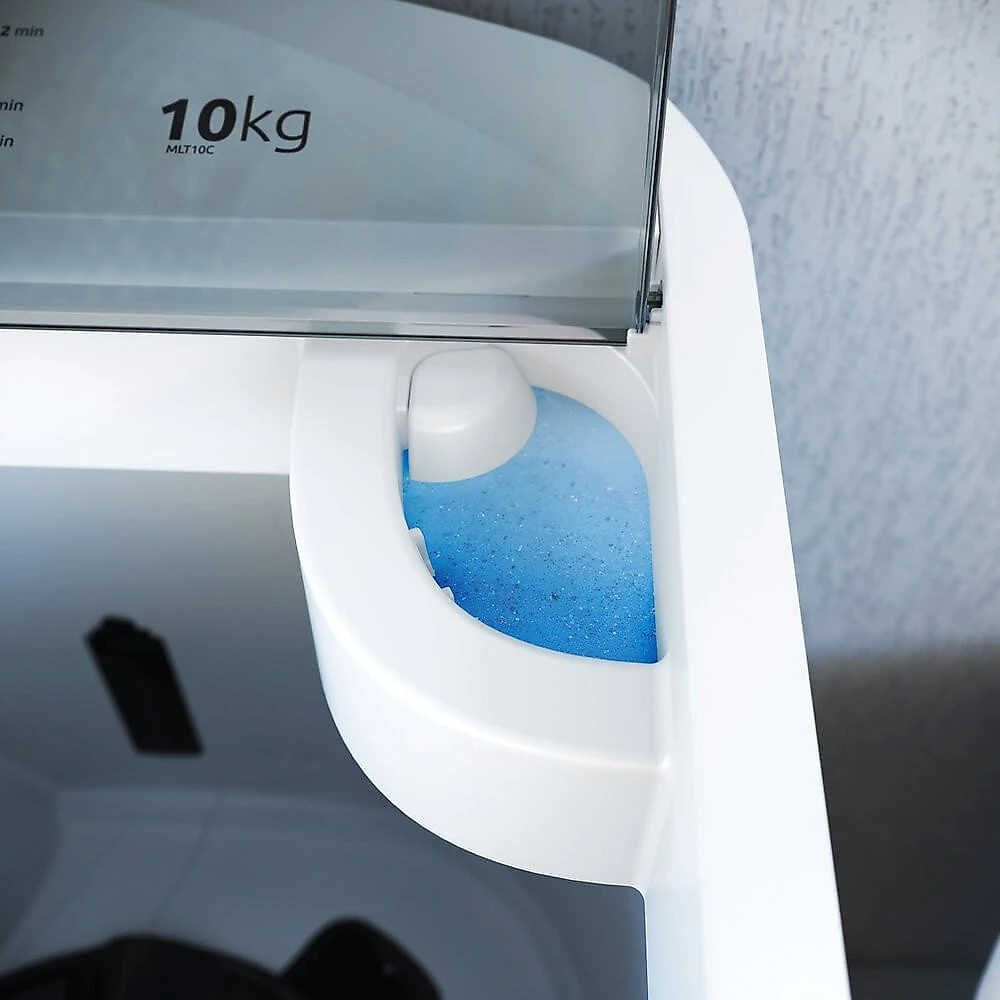 Tanquinho de Lavar Semiautomática 10 kg com Superesfregador MLT10C Mueller Branco - 110V