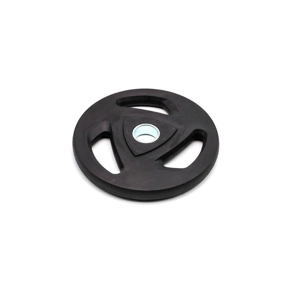 Anilha Olímpica Vulcanizada 15kg Emborrachada Preto Ahead Sports