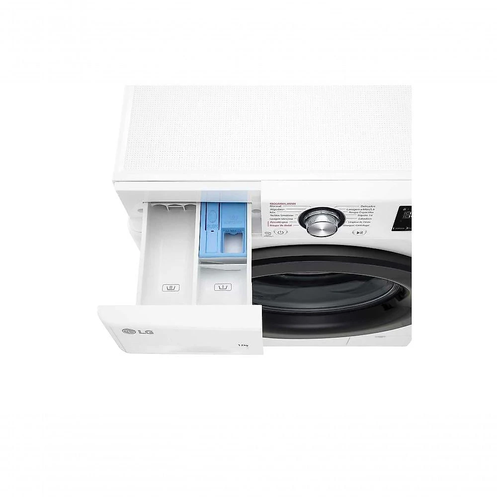Lavadora Automática LG FV3012WC5 12kg Front Load Inteligência Artificial AIDD Branco 110V
