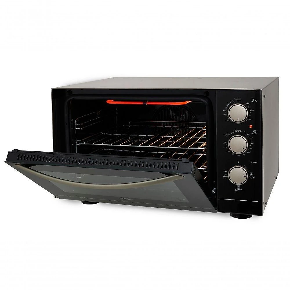 Forno Elétrico de Bancada Fischer Turbo 2.4 New 48L 2400W com Air Fryer Inox 110V