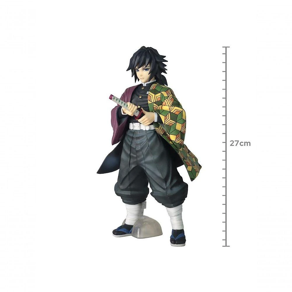 Figure de Coleção Ichiban Giyu Tomioka Demon Slayer Kimetsu no Yaiba em PVC 27CM