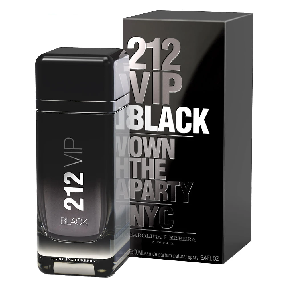 Miniatura 212 Vip Black Carolina Herrera - Perfume Masculino Eau de Parfum 100ml